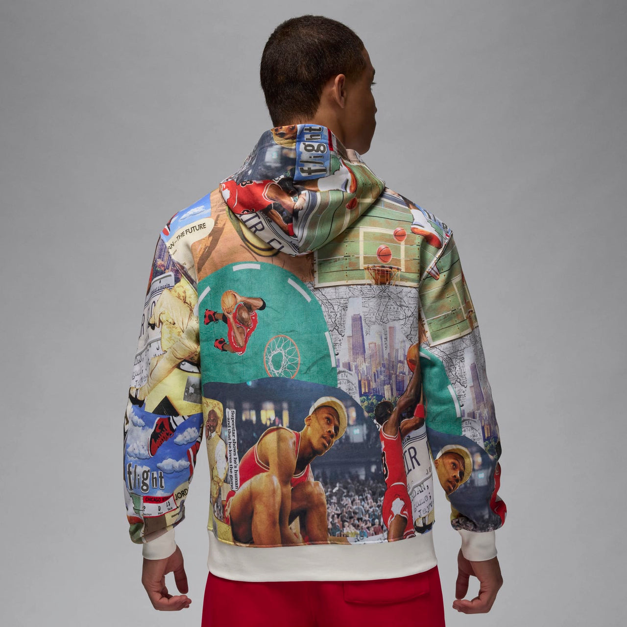 Air Jordan Brooklyn Fleece Printed Hoodie 'Multicolor' FV7297-133