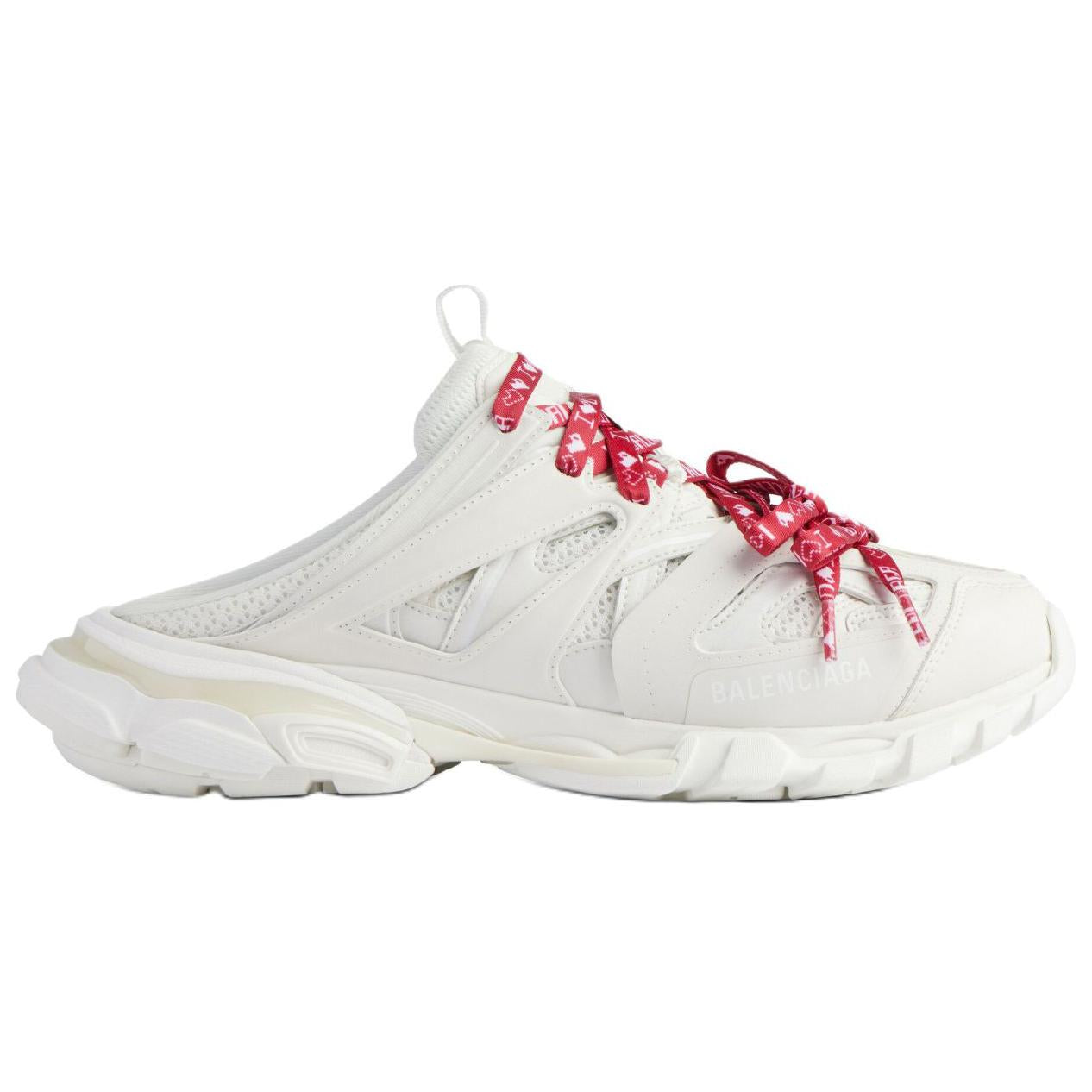 (WMNS) Balenciaga Track Mules 'White Red' 653813W3TR69060
