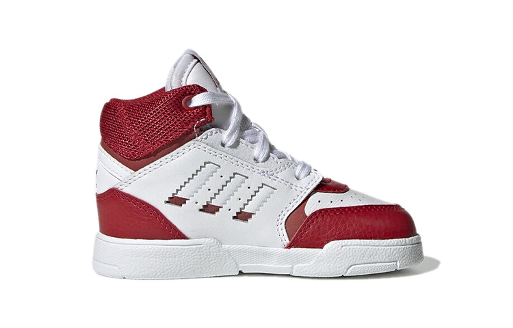 (TD) adidas originals Drop Step Shoes White/Red EE8775