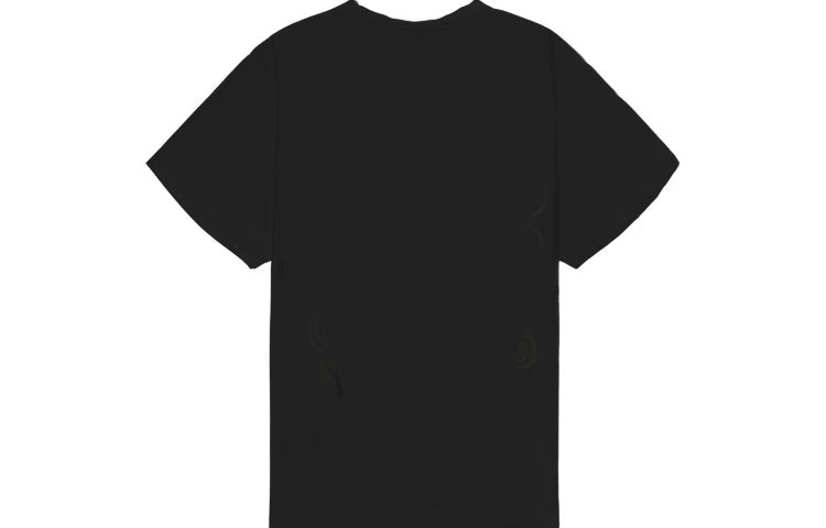 Stussy Barcode Tee Printing Short Sleeve Unisex Black 1904380