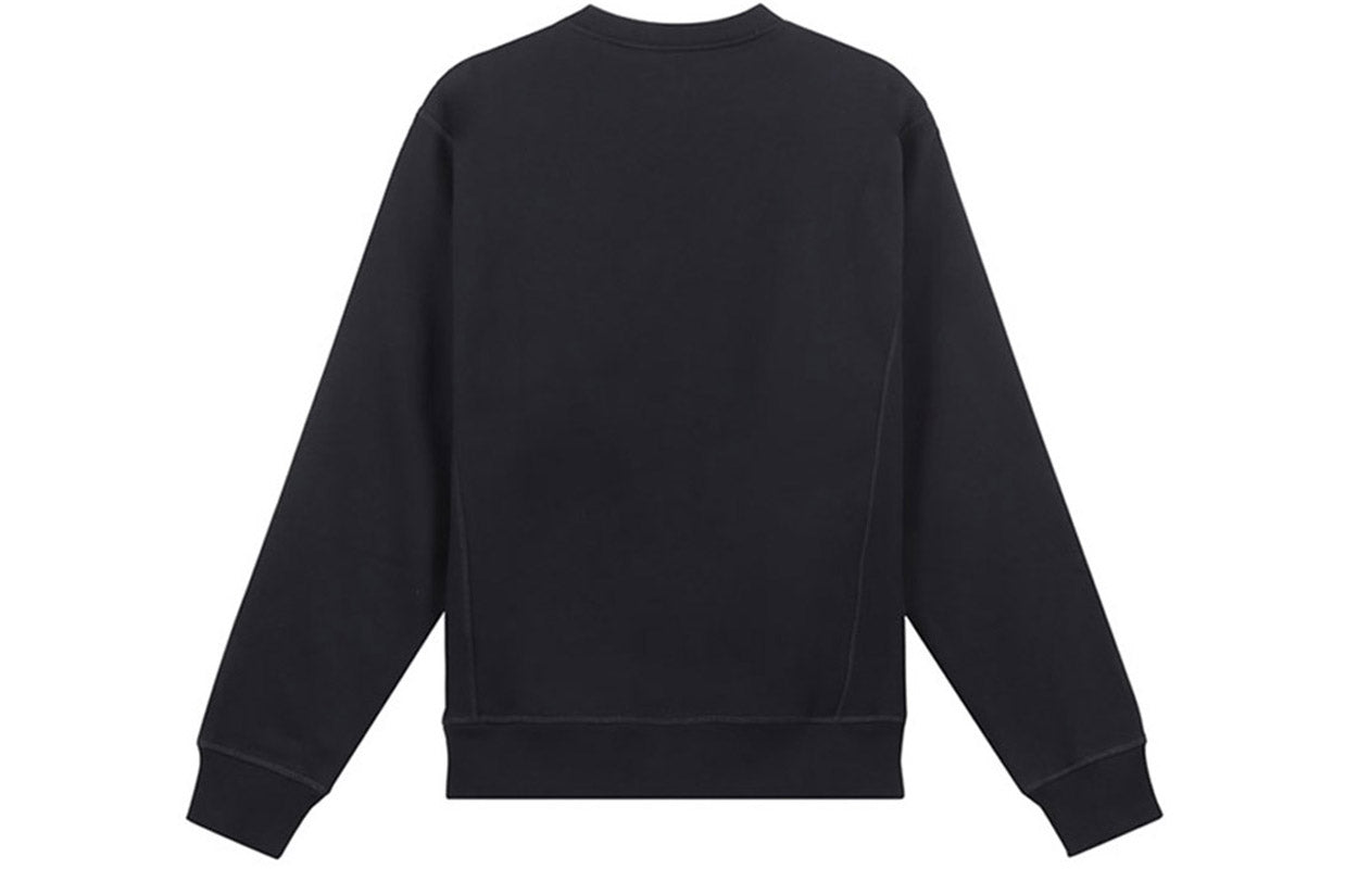 DIOR Flower Embroidery Round Collar Long Sleeve Male Black 113J687A0531-984