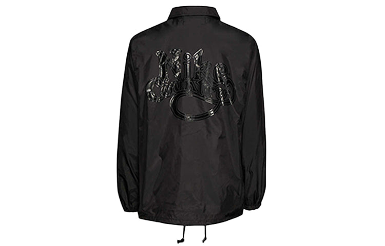 COMME des GARCONS BLACK x Nike Nylon Coach Jacket Coach Jacket 'Black' 316781M