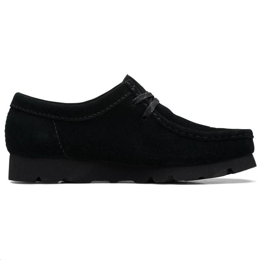 (WMNS) Clarks Wallabee Gore-Tex 'Black Suede' 26169024