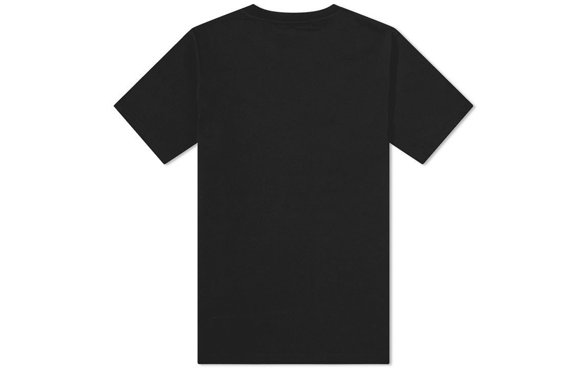Men's KENZO Large Eye Pattern Printing Short Sleeve Black FA6-5TS021-4YC-99