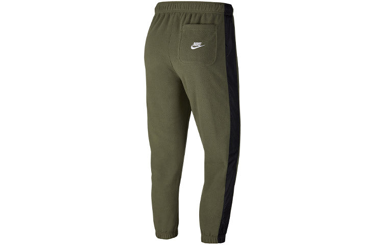 Nike Sportswear Stay Warm Woven Sports Pants 'Olive Green Black' CU4110-380