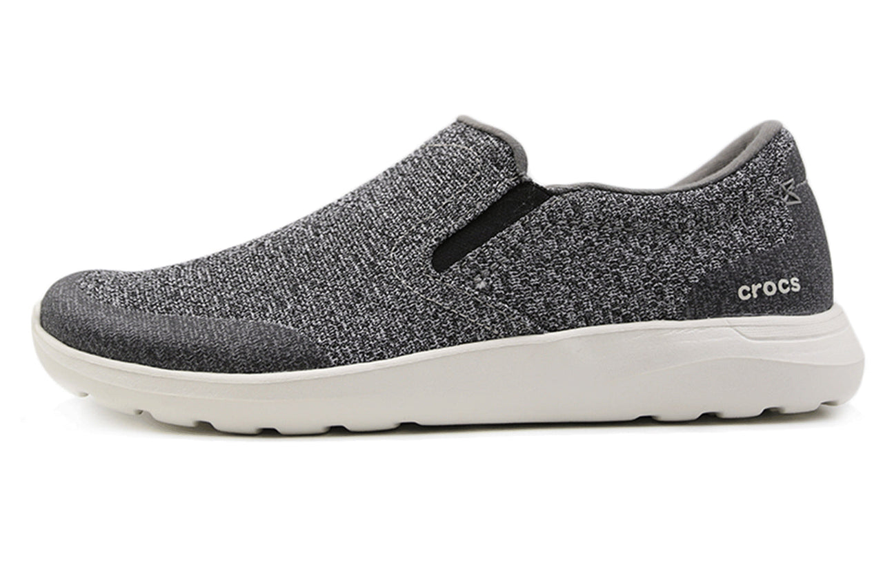 Crocs Kinsale Static Slip-on Shoes 'Grey White' 203977-01R