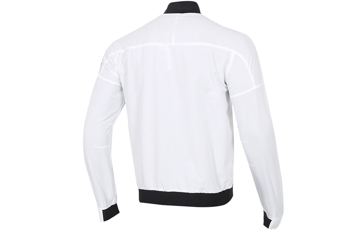 adidas Casual Sports Woven Light Jacket 'White Black' DZ1996