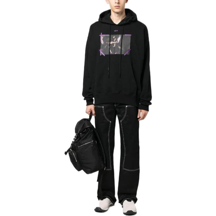 Off-White SS23 Black Carvaggio Cotton OMBB085S23FLE0011036
