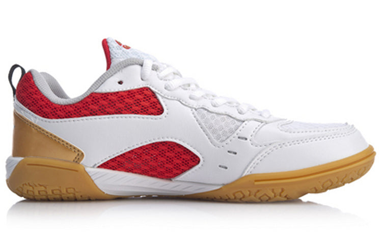 (WMNS) Li-Ning Ma Long Signature Table Tennis Shoes 'White Red' APTP002-1