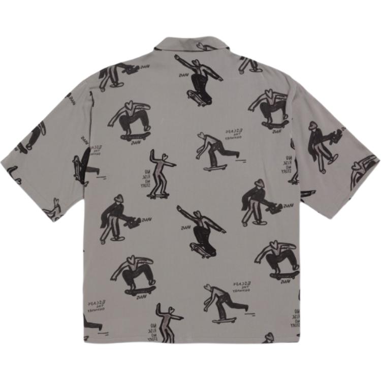 Vans Asia Artist Collection SS24 Short-sleeved Shirt 'Dark Grey' VN000J2XDGC1
