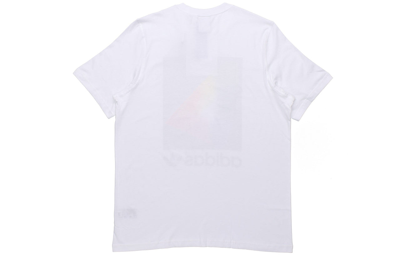 adidas originals Spectrum Tee Round Neck Pullover Short Sleeve White EI6216