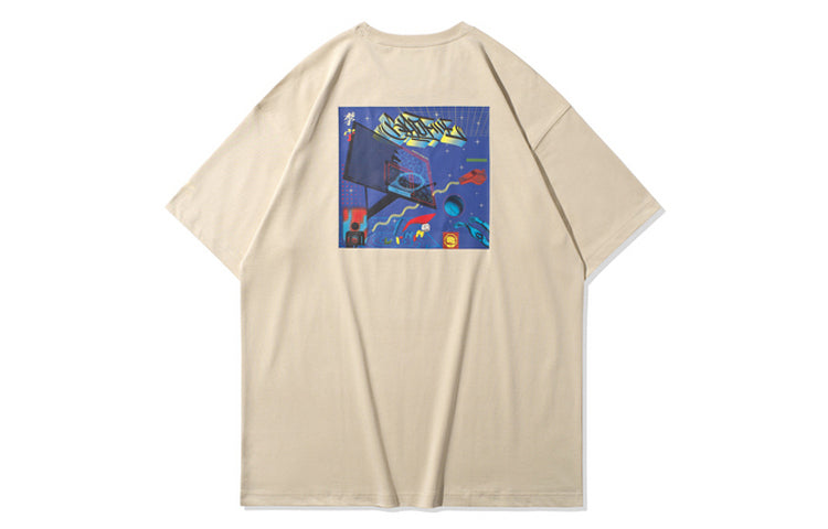 Li-Ning Paris fashion week FW20 Series Loose Short Sleeve Gray AHSQ561-4