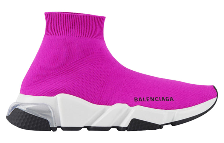 (WMNS) Balenciaga Speed Clear Sole Trainer 'Fuchsia' 607543W05GG5911