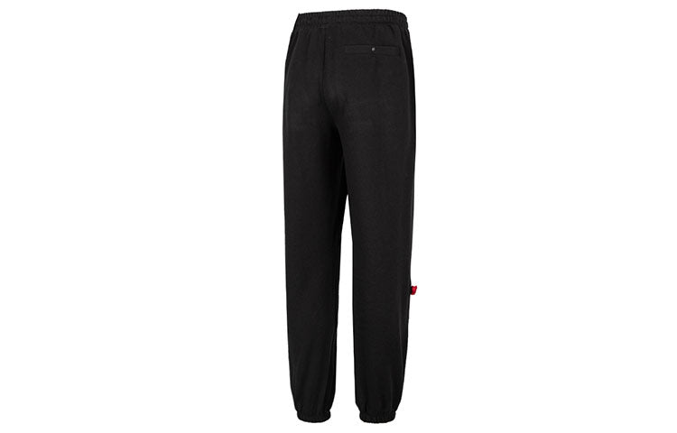 PUMA Team Badge Regular Track Pants 'Black' 677378-01