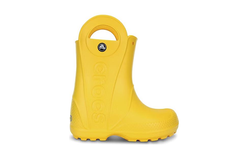 (GS) Crocs Handle It Rain Boots 'Yellow' 12803-730