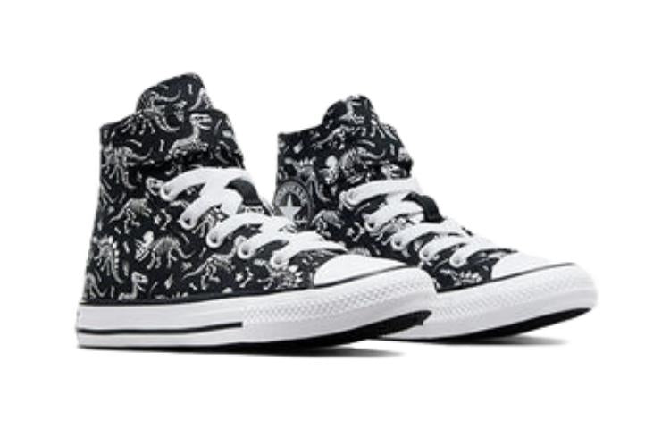 (PS) Converse Chuck Taylor All Star Easy-On Dinosaur 'Black White' A06122F