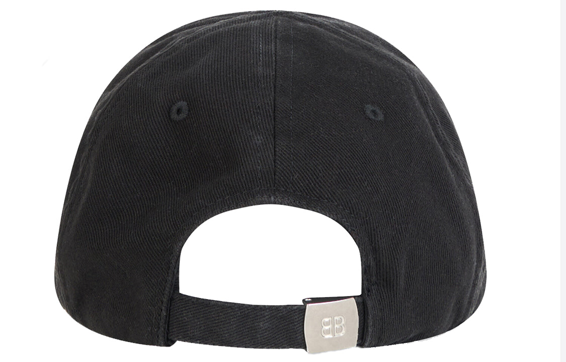 Balenciaga Double B Logo Cap 'Black' 673323410B21077