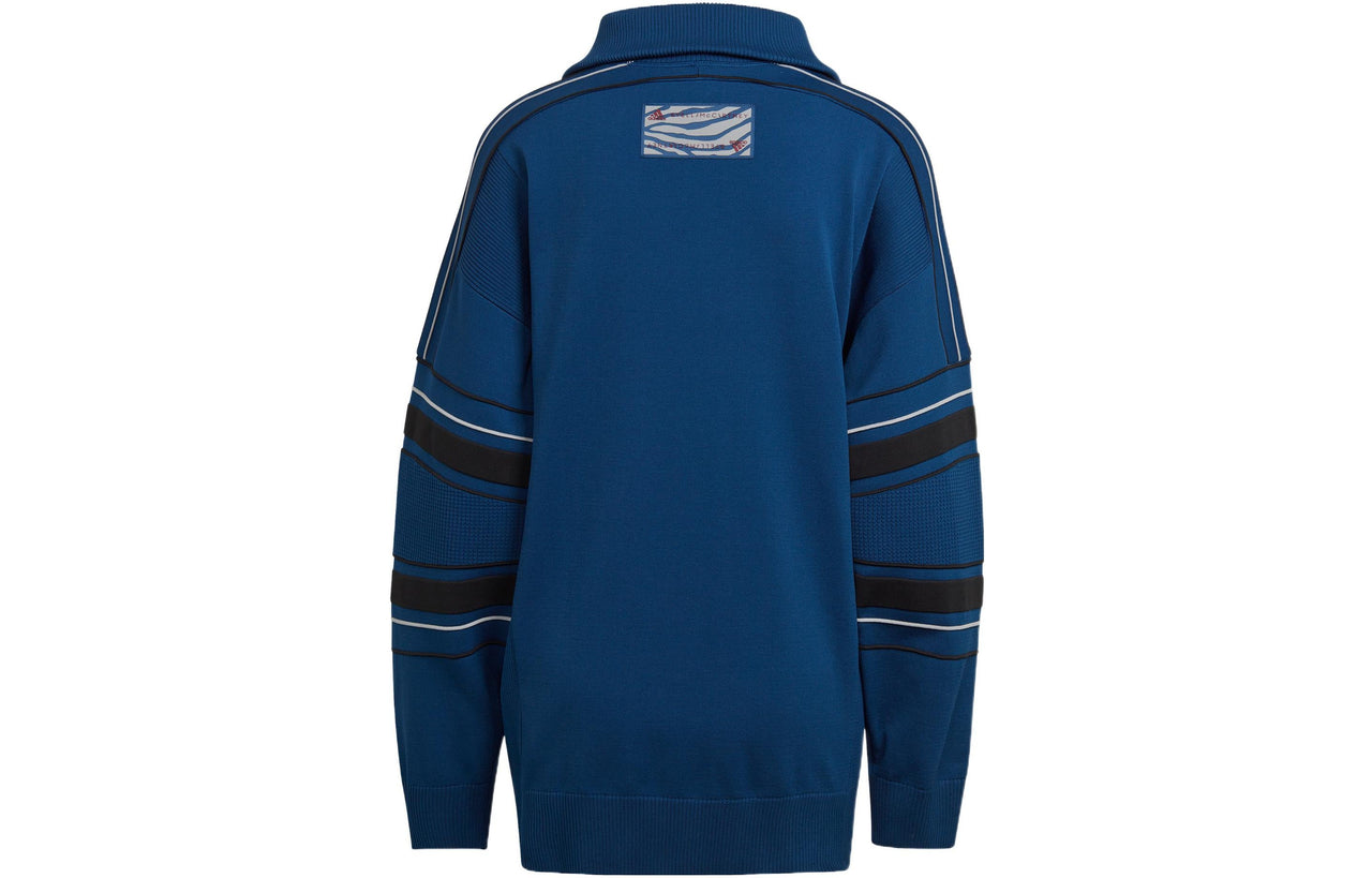 (WMNS) adidas by Stella McCartney Knit Mix Pullover 'Blue' HG1264