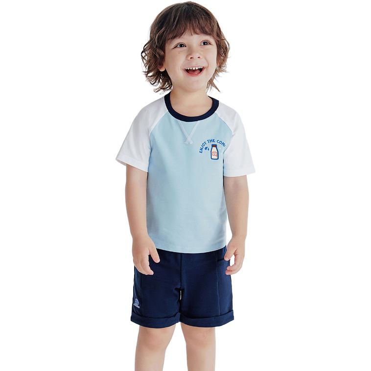 (GS) Skechers Graphic Casual Set 'Blue Black' L223B046