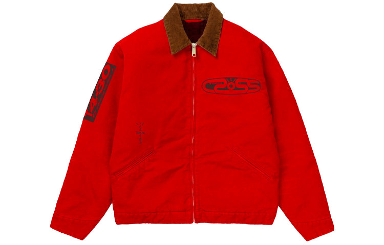 Travis Scott Unisex Cactus Jack CROSSOVER Zipper Jacket Red TC-65