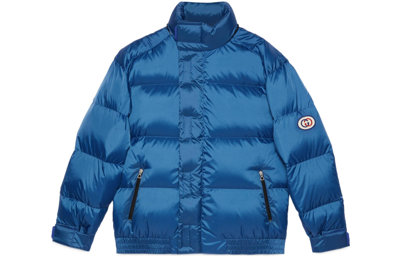 Gucci Down Jacket With Detachable Hood 'Blue' 714813-Z8A5L-4269