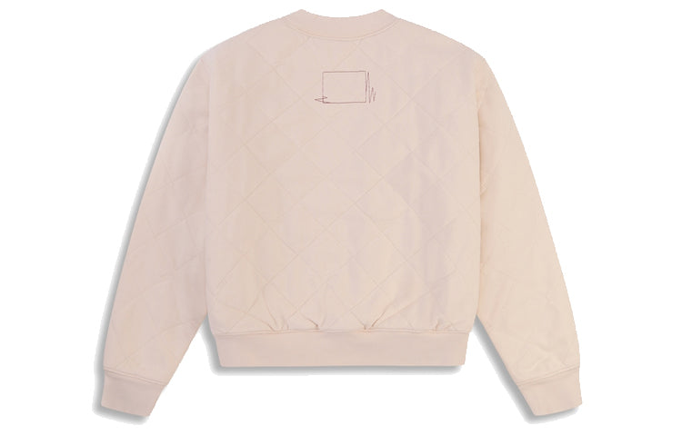 (WMNS) Levi's Pioneer Series Round-neck Swea Ivory A0149-0000