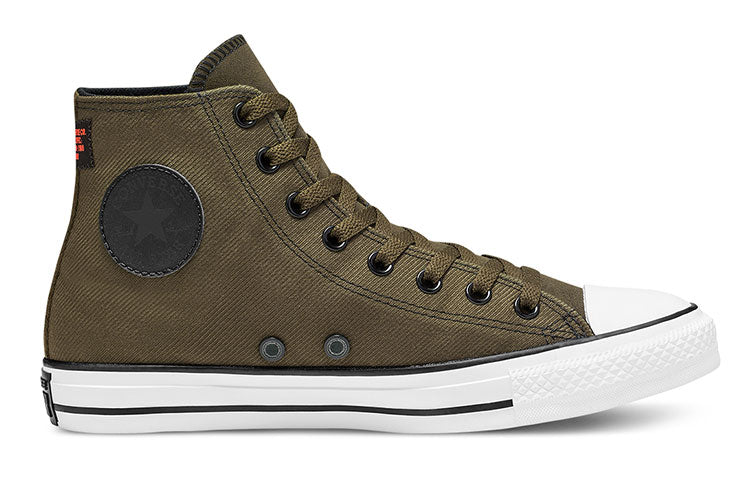 Converse Heavy Gauge Twill Chuck Taylor All Star High Top MilitaryGreen 166004C