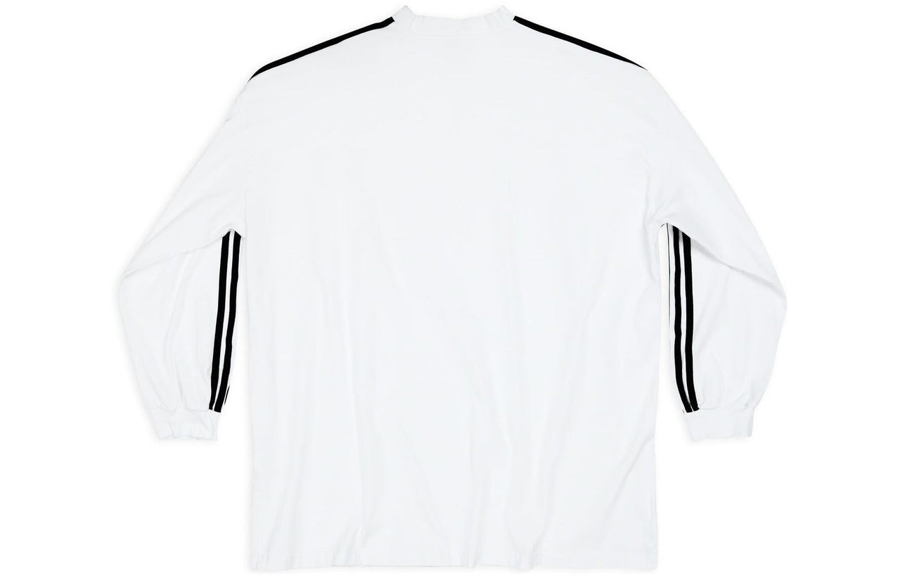 Balenciaga x adidas Long Sleeve T-shirt Oversized 'White' 728789TNVA61156