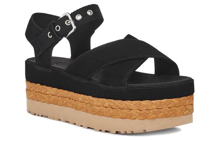 (WMNS) UGG Aubrey Ankle Sandal 'Black' 1152711-BLK