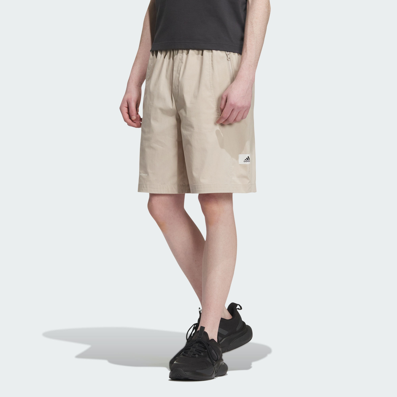 adidas Sportswear Lounge 1/2 Shorts 'Wonder Beige' IP4957