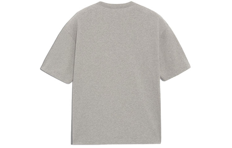 Men's Balenciaga BB Logo Printing Short Sleeve Gray 544271TCV251300