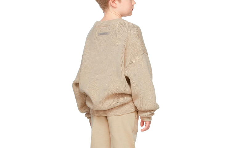 (GS) Fear of God Essentials FW21 Beige/Linen Pullover Sweater FOG-FW21-137