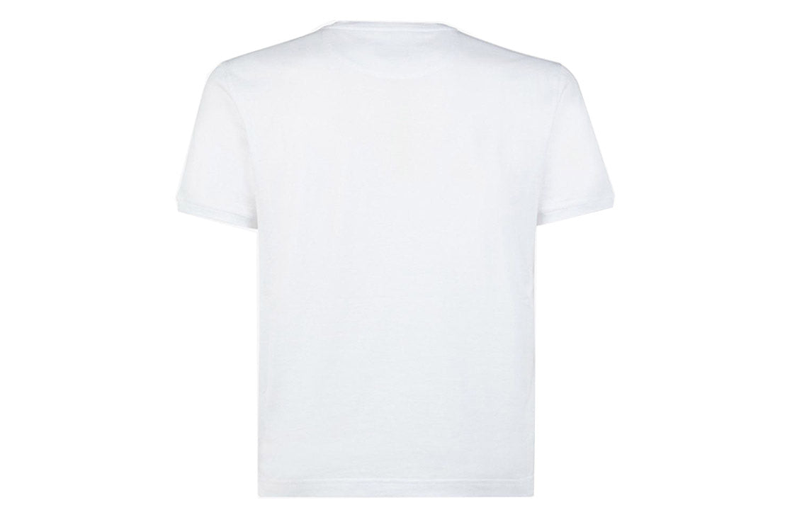 Men's FENDI Cotton Short Sleeve White FY0894ABR8F1AYR