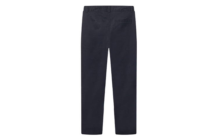 FILA Logo Small Label Embroidered Woven Straight Breathable Sports Pants Blue F11M028818F-NV