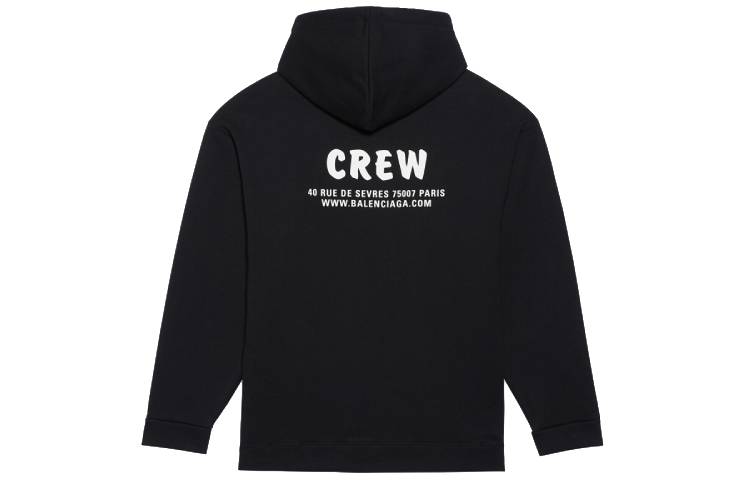 Men's Balenciaga Logo Printing Black 600583TIV751070