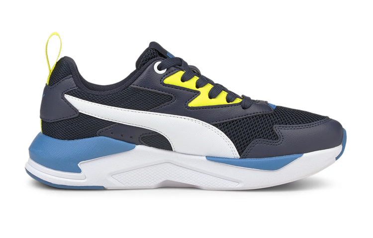 (GS) PUMA X-ray Lite Jr Low Top Running Shoes Navy 374393-10