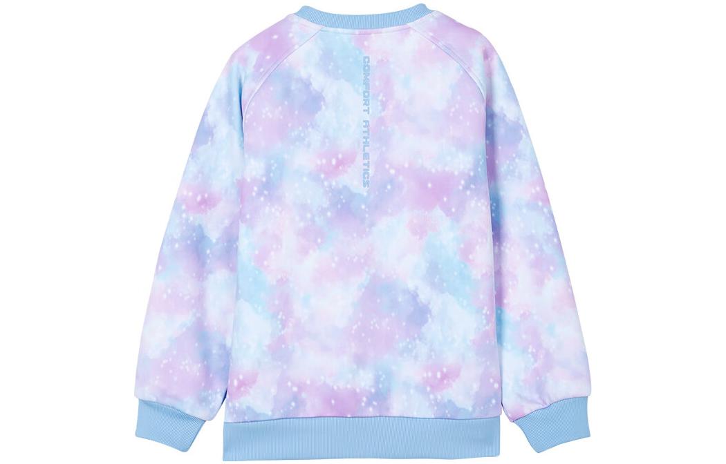 (GS) Skechers Casual Crew Sweater 'Purple Blue Pink White' P423G033-03HS