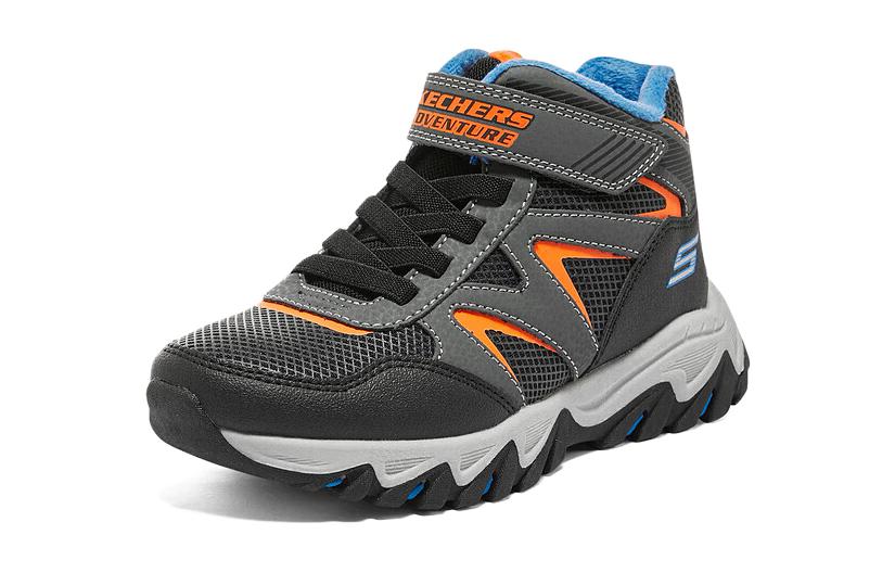 (GS) Skechers Rugged Ranger Shoes 'Black Grey Orange' 405280L-CCOR