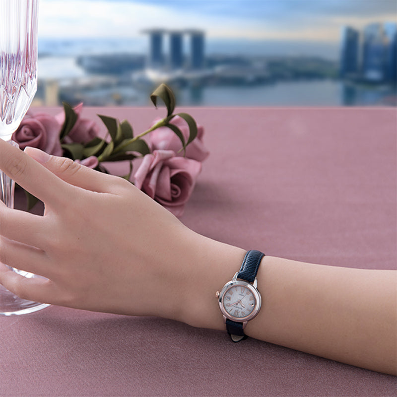 CASIO SHEEN Quartz Waterproof Sapphire Crystal Solar Powered Blue Analog SHW-5000LTD-7A2