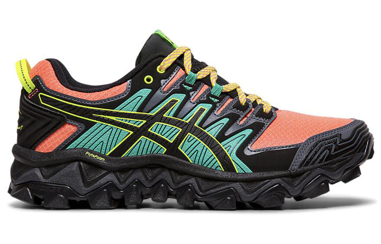 (WMNS) ASICS Gel-FujiTrabuco 7 'Sun Coral Black' 1012A180-700