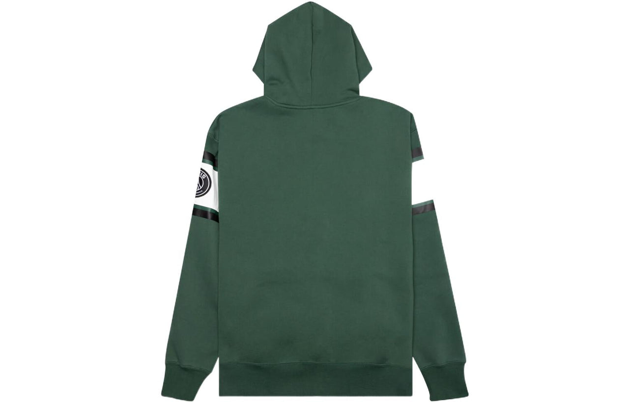 Men's Jordan Paris Saint-Germain Zipper Fleece Hooded Long Sleeves Jacket Green DB6481-333