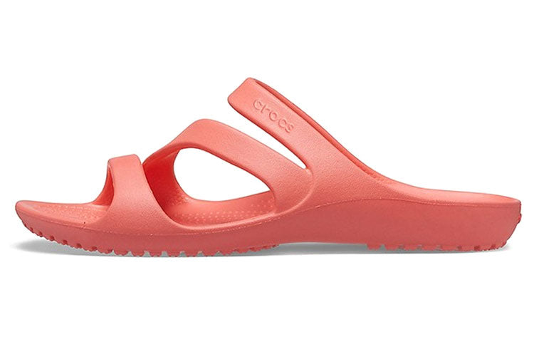 (WMNS) Crocs Orange Red Slippers 206756-6SL