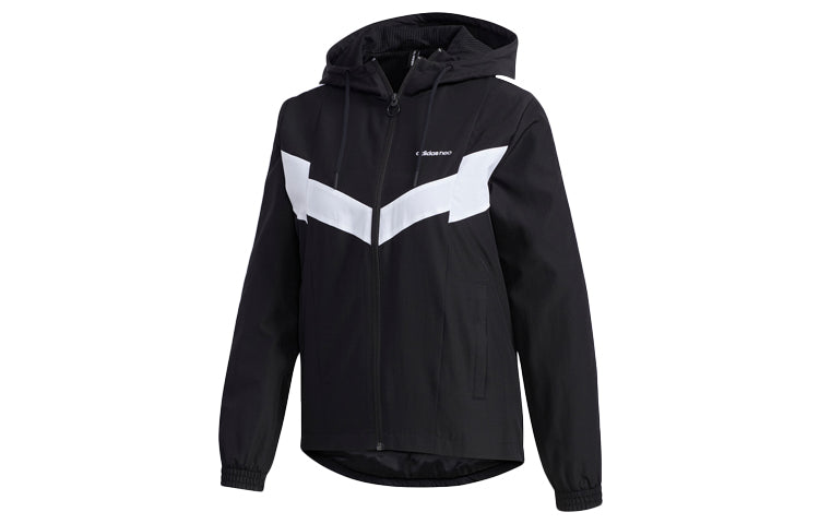 (WMNS) adidas neo Jacket Black-White FN6511