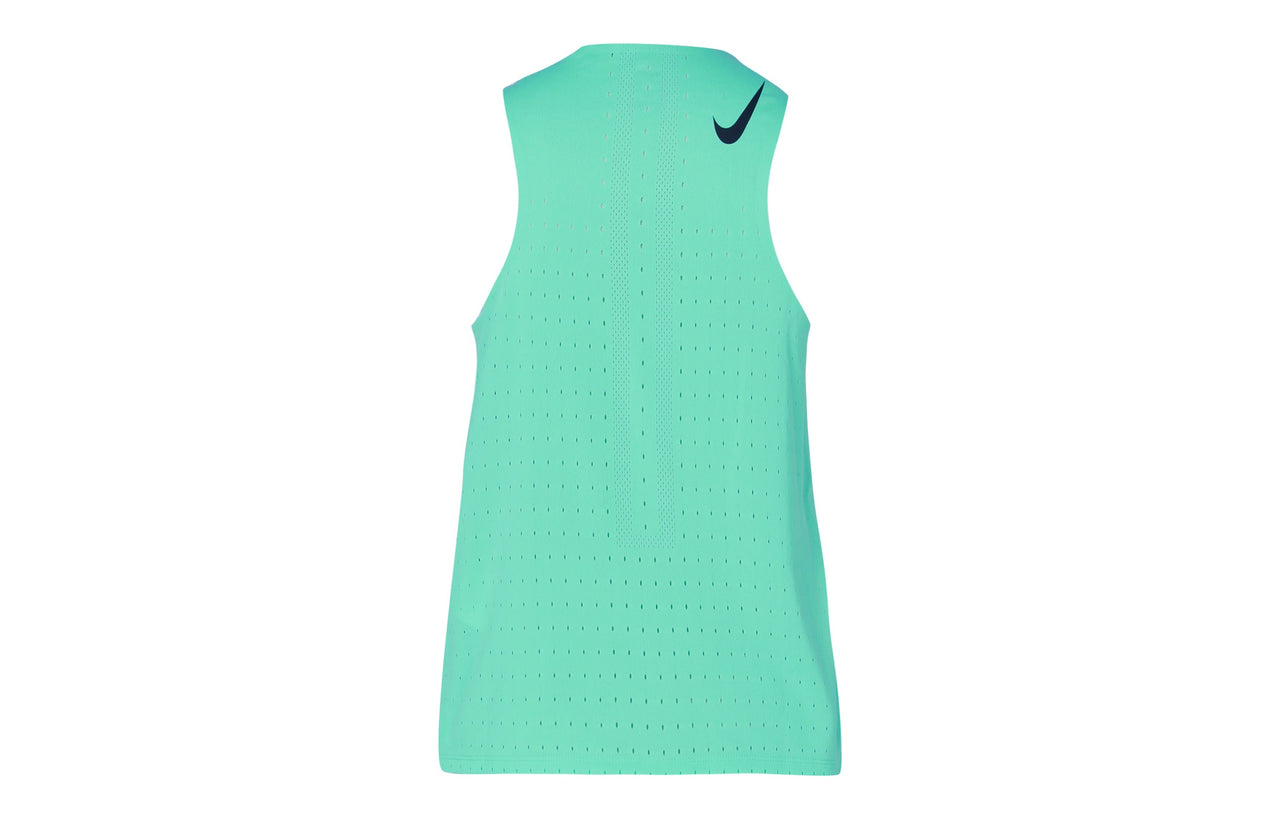 (WMNS) سترة Nike Aeroswift الرياضية القابلة للتنفس للجري بلون سادة باللون الأخضر CZ9386-342