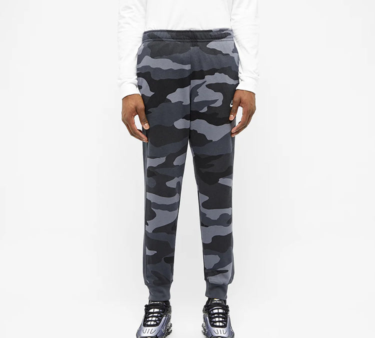 Nike Camouflage Printing jogging Long Pants Black White Camouflage BV3628-022