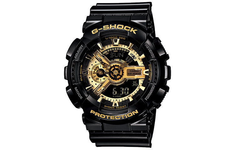 CASIO G-Shock Analog-Digital 'Black' GA-110GB-1A+GMA-S110MP-7A