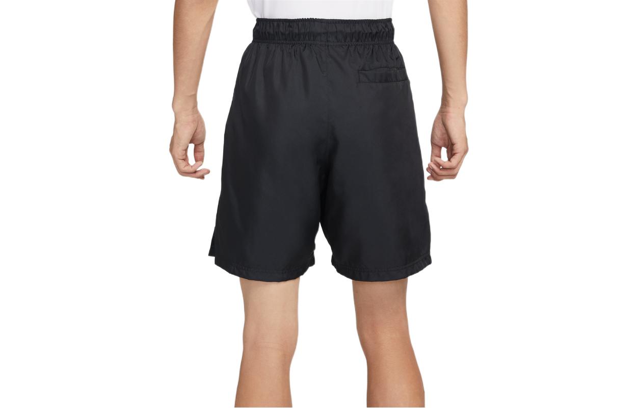 Air Jordan Solid Color Mesh Lacing Straight Shorts 'Black' DQ5687-010