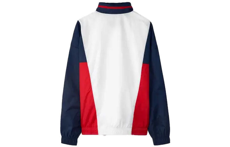 Men's Air Jordan Paris Saint-Germain Colorblock logo Sports Woven Storage Simple Hooded Jacket White Blue DB6487-100