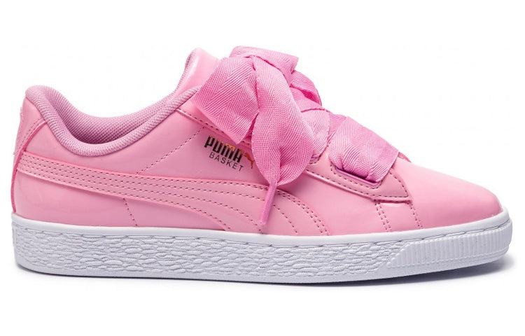 PUMA Basket Leather Heart Patent 364817-03