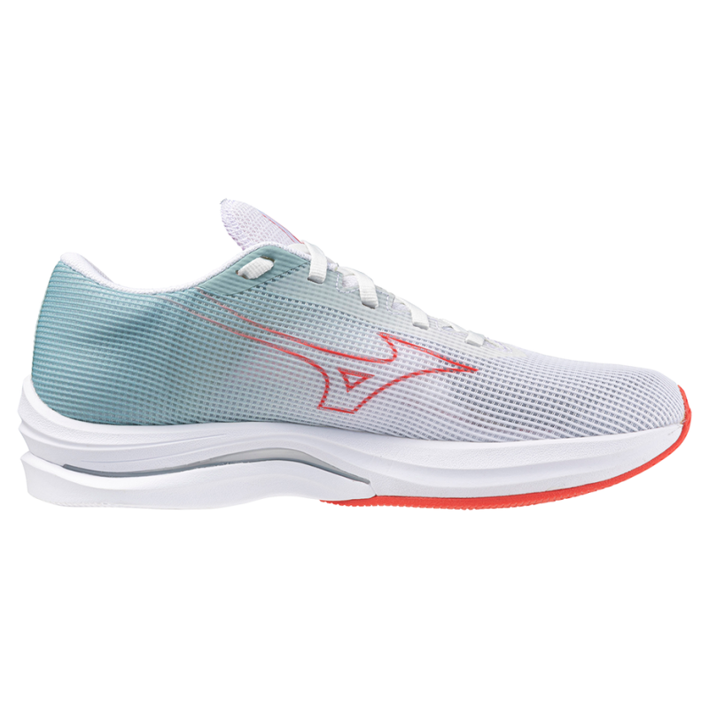 (WMNS) Mizuno WAVE REBELLION SONIC 2 'White Cayenne Grey Mist' J1GD243021